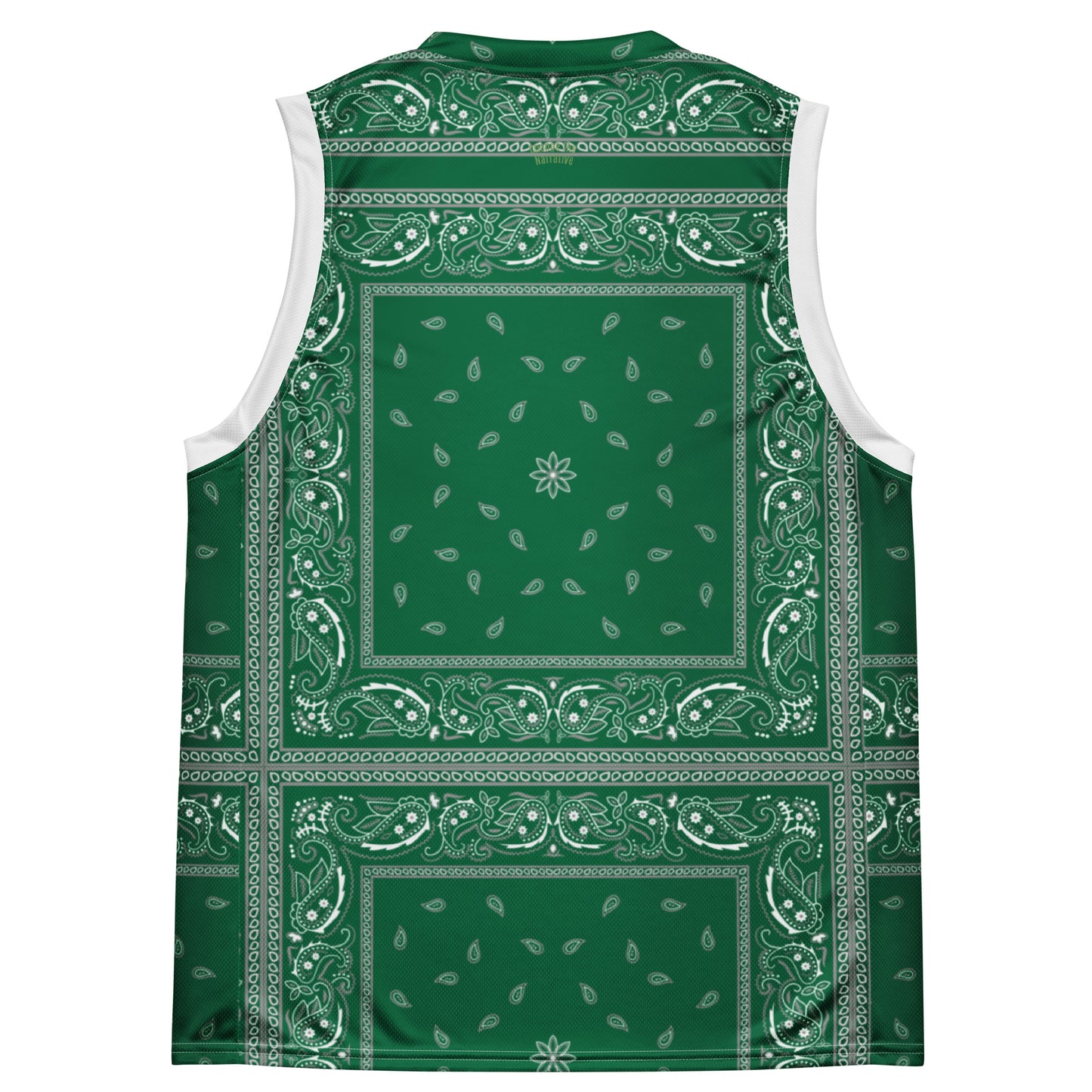 Recycled unisex basketball jersey