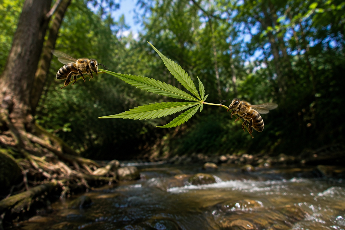 Did You Hear The Bees Like Weed?