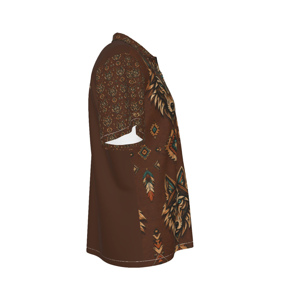 Men's Hawaiian Shirt With Button Closure