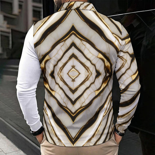 Men's Polo Shirt With Long Sleeve