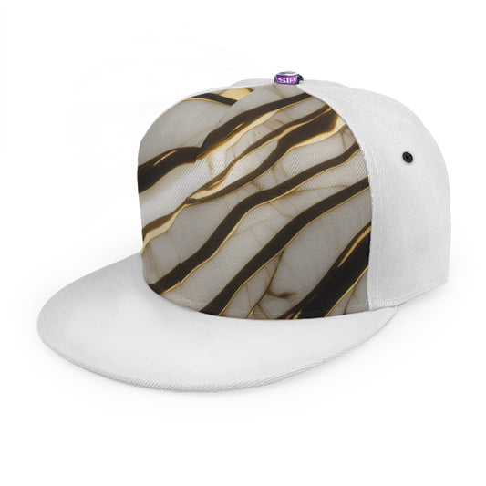 Baseball Cap With Flat Brim