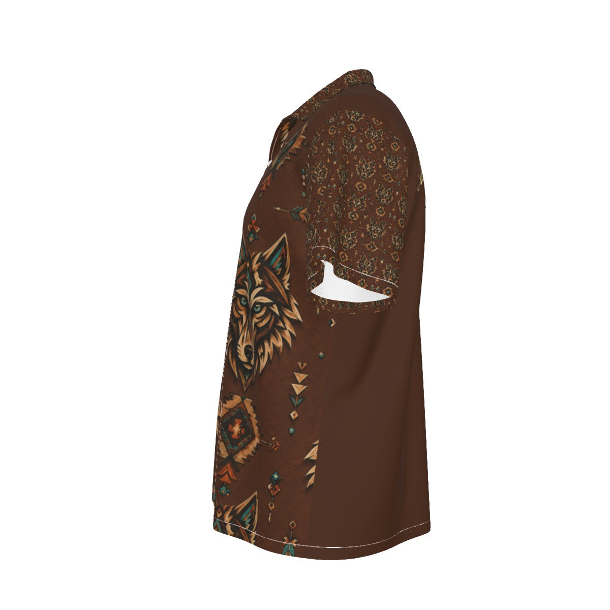 Men's Hawaiian Shirt With Button Closure