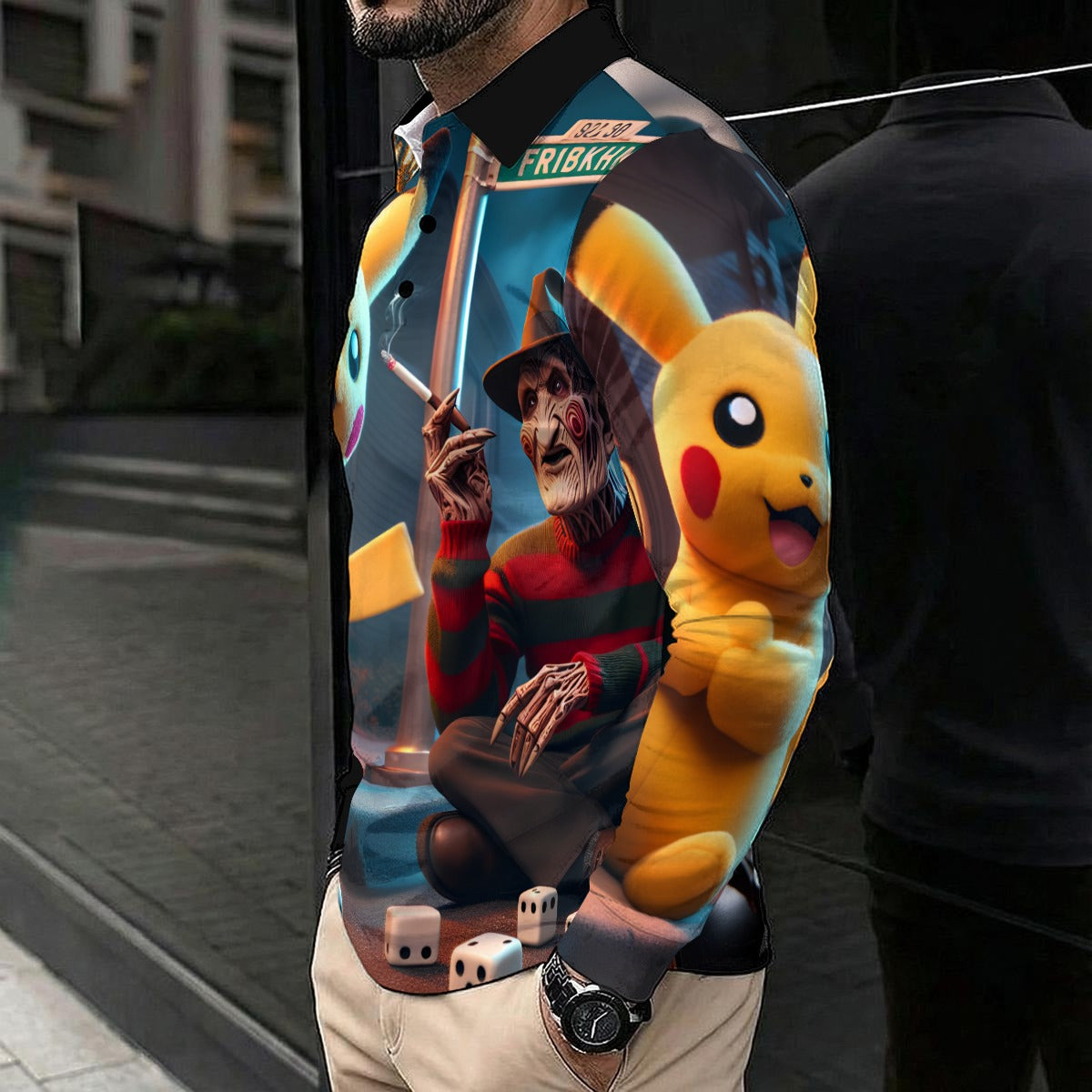 Men's Polo Shirt With Long Sleeve