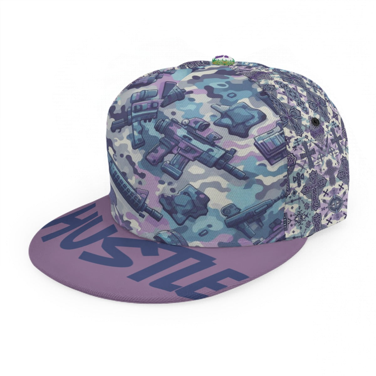 Baseball Cap With Flat Brim