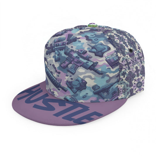 Baseball Cap With Flat Brim