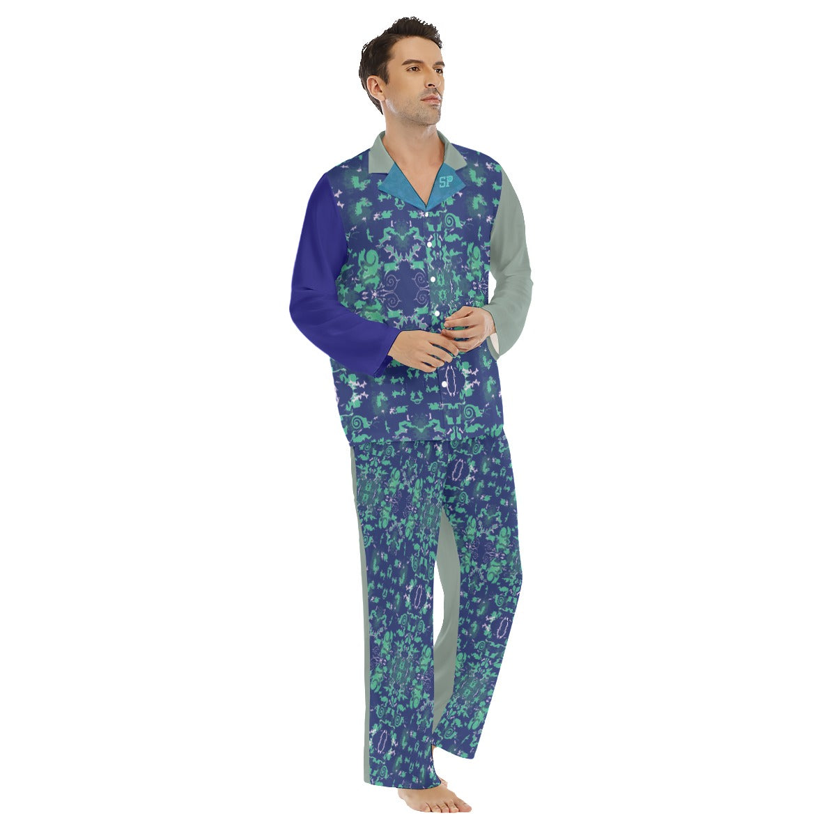 Men's Lapel Pajama Set