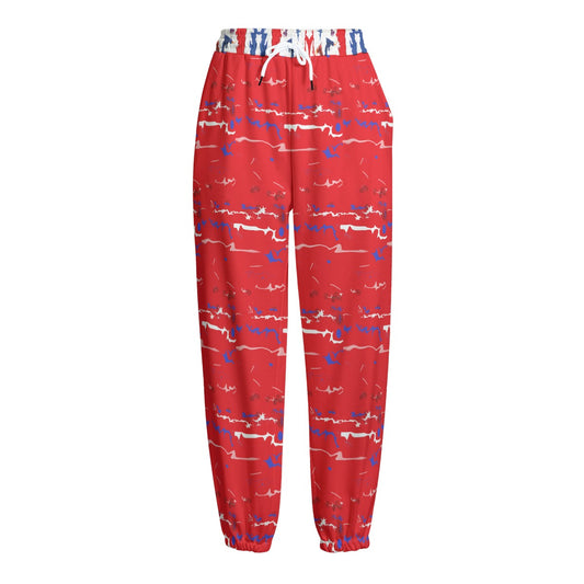 All-Over Print Unisex Knitted Fleece Pants