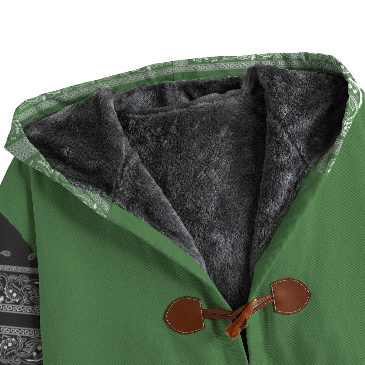 Men's Insulated Canvas Button Fleece Windbreaker